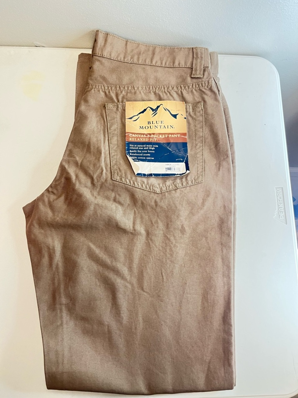BLUE MOUNTAIN Pocket Pants - Khaki